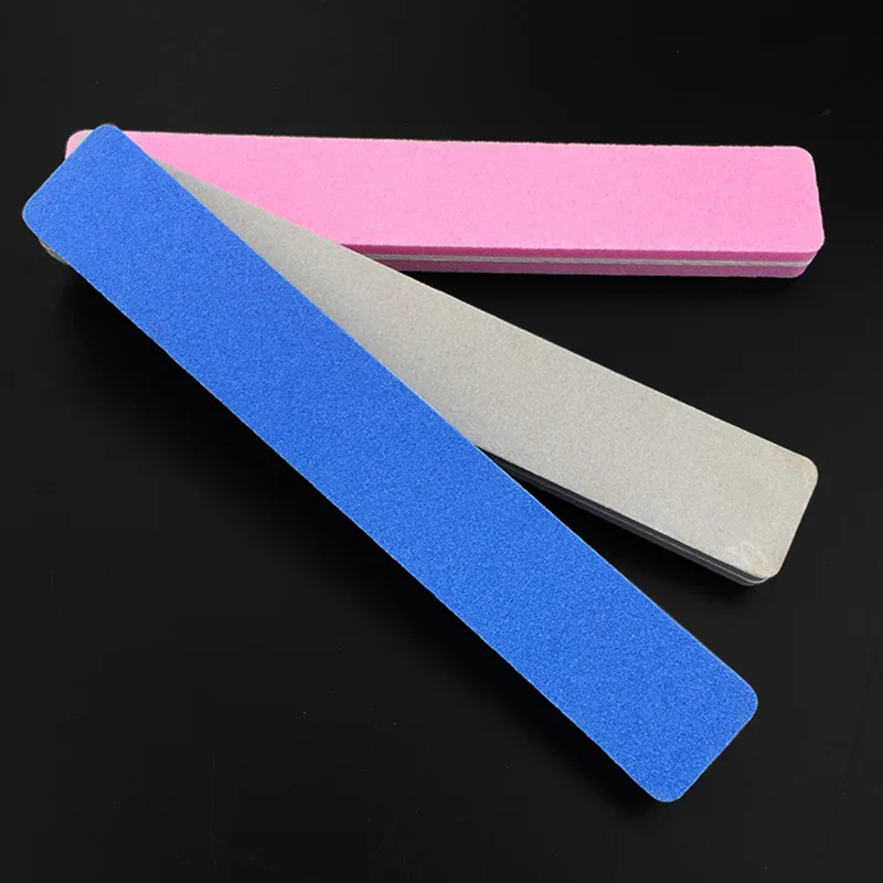 5pcs Nailfile Sponge Sandpaper Nail Buffer Emery Board Files 100/180 Sanding Foam Buffering Random Color | Красота и здоровье