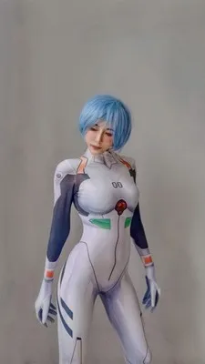 Комбинезоны аниме Ayanami RAI костюмы для косплея унисекс Женский костюм кошки Zentai |