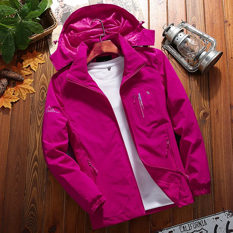 Новая демисезонная Мужская и Женская куртка ветровка для спорта на открытом