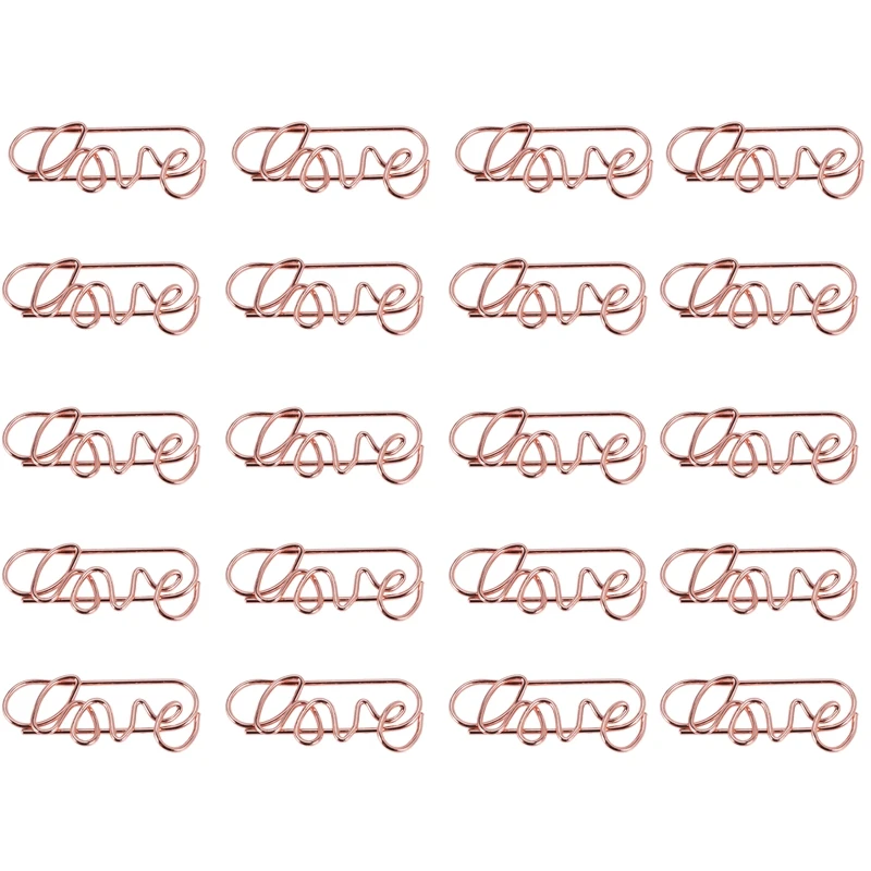 

20 шт., металлические зажимы для бумаги