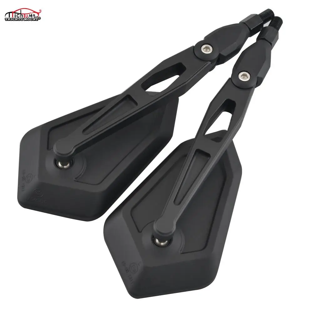 Мотоциклетное боковое зеркало заднего вида 10 мм для Yamaha FZ6 FAZER FZ6R FZ8 FZ1 XJ6 MT-07 Suzuki