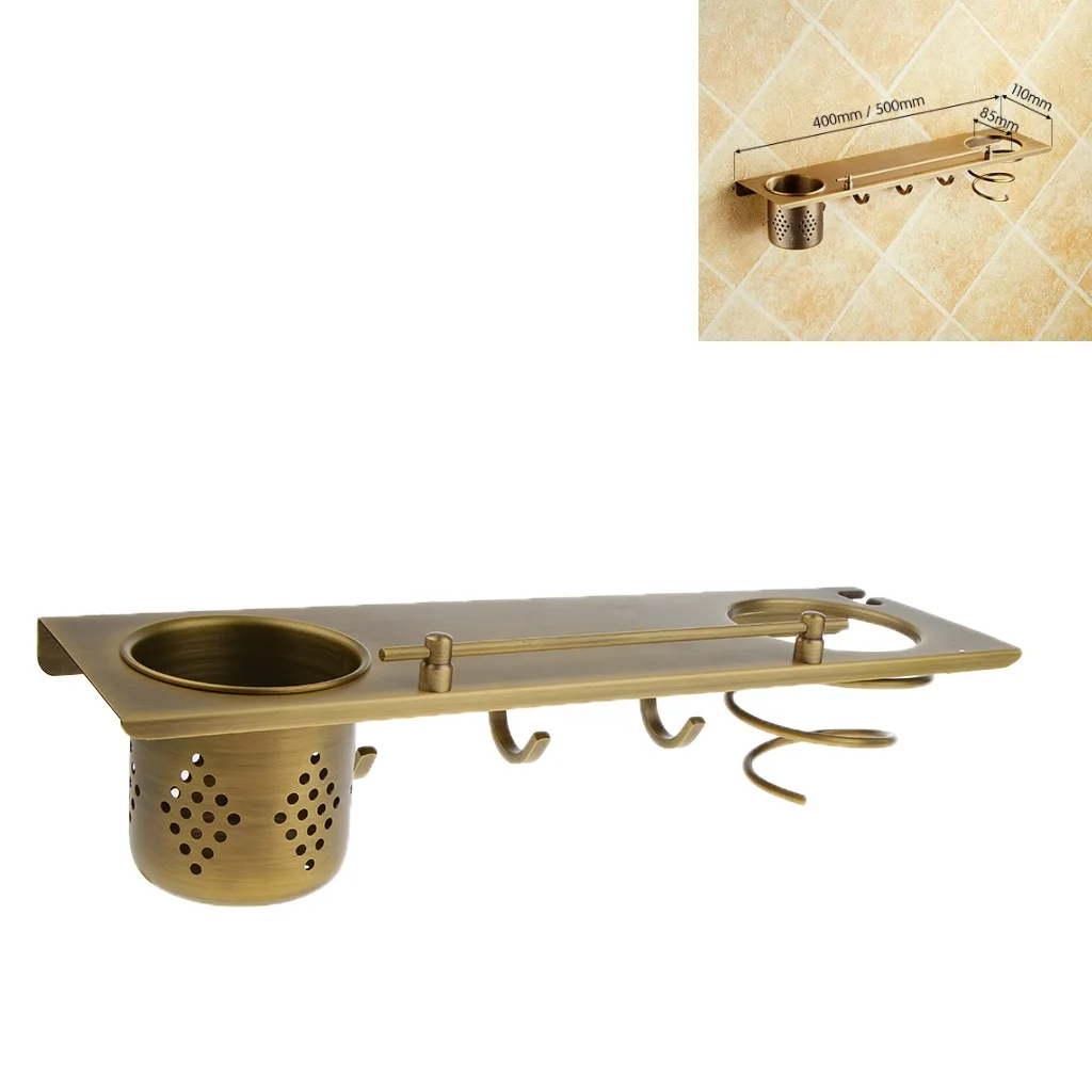 Вешалка для сушки волос настенный держатель органайзер ванной комнаты| |