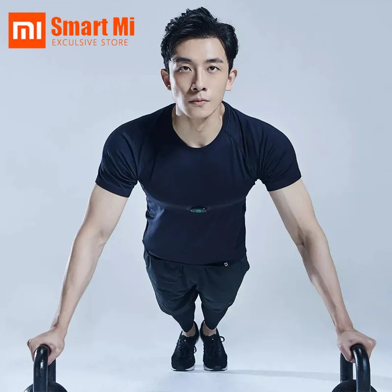 Xiaomi Mijia Спортивная ЭКГ футболка для мужчин летний топ с короткими рукавами 60 сек