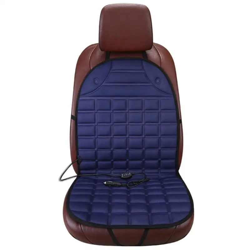 Heated Car Seat Cushion Cover Auto 12V Heating Heater Warmer Pad Winter Blue Durable Accessories Interior | Автомобили и