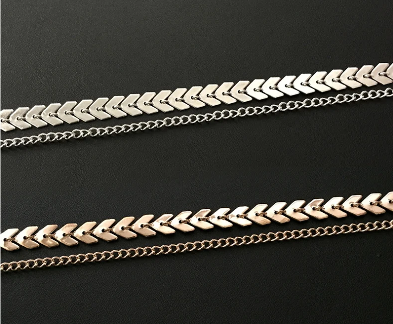 Ожерелье-чокер женское Двухслойное самолетик | Украшения и аксессуары