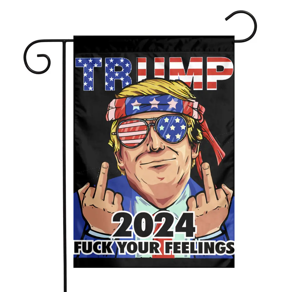 

Donald Trump makes America great again in 2024. Garden flag, 30x45cm, courtyard decoration, event decoration.