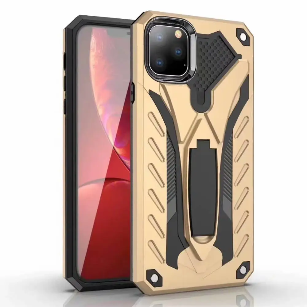 Silicone Case sFor iPhone XI 2019 Drop Tested For 7 8 6 6S Plus X XR XS MAX Kickstand TPU Cover Coque Shell |