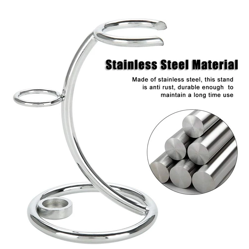 Универсальная подставка для бритья простая металлическая Безопасная бритва и