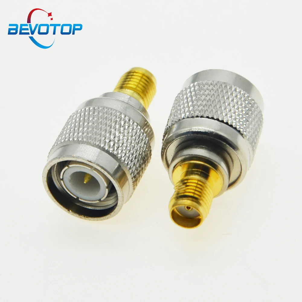 BEVOTOP 2 шт. RF адаптер SMA Гнездовой разъем к TNC Штекерный разъем для радиоантенны RF коаксиальный разъем адаптер высокого качества 50 Ом