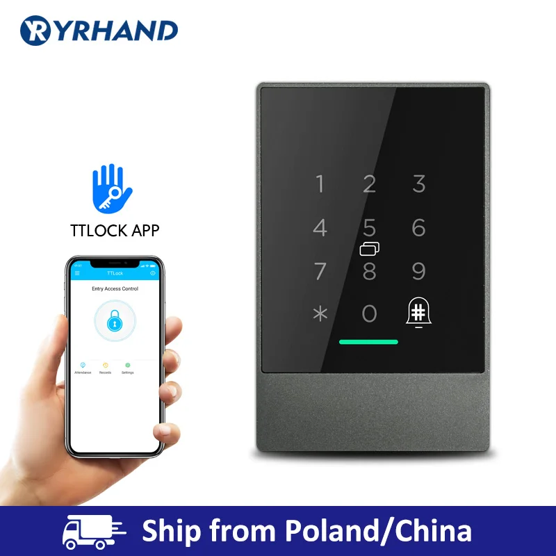 Водонепроницаемый смарт замок IP66 с поддержкой Bluetooth и TTlock|Считыватели