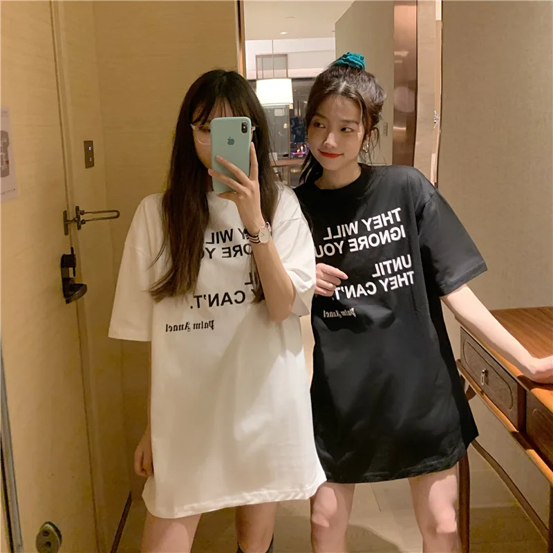 

Palm Angels New Loose Butterfly Print Short-sleeved T-shirt for Men and Women Couple Half-sleeved Top
