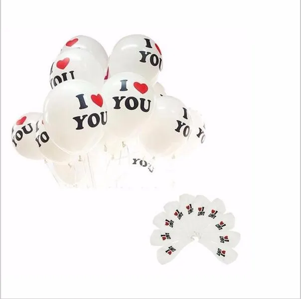 

Durable I LOVE YOU Heart Pearl Latex Balloons Globos ballons For Christmas Wedding Valentines Decorations