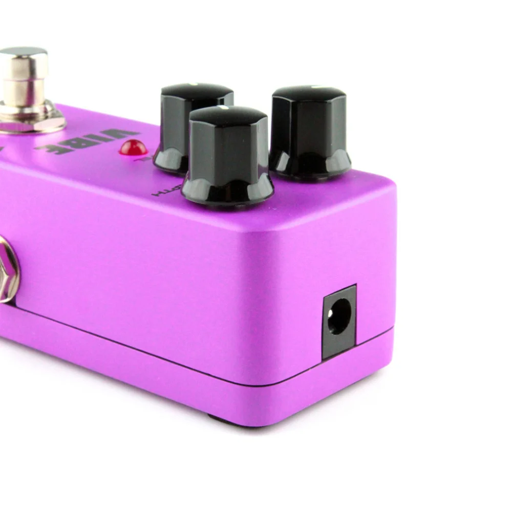 

Electric Guitar Effect Pedal Vibe Mini Analog Rotary Speaker Guitarra Effect Device True Bypass Guitar Accessories (Purple)
