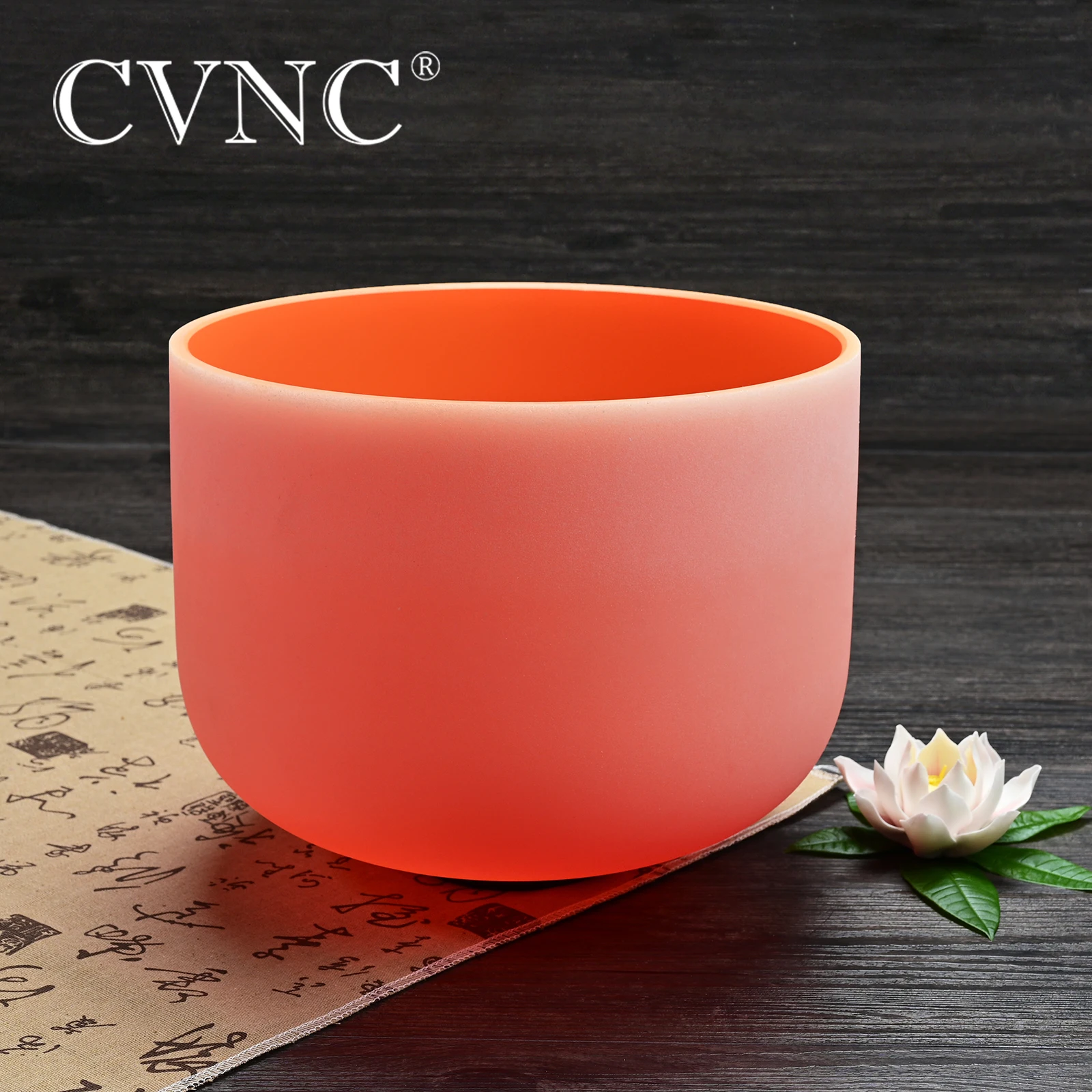CVNC большая акция 1 шт. " цвет Примечание A# или D# или G# Матовый Кварцевый Поющая чаша