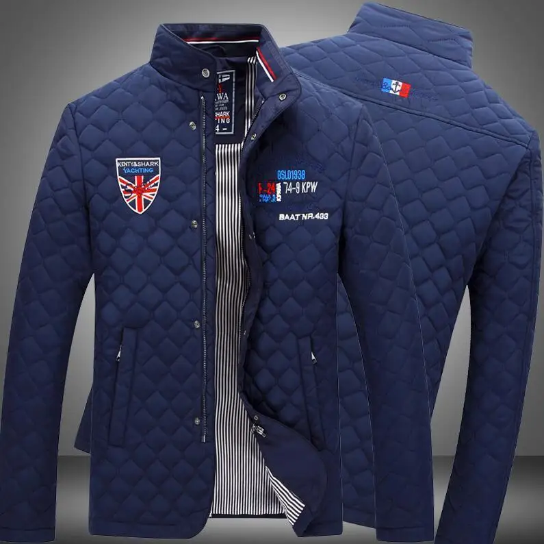 Высокое качество Весна Осень для мужчин Slim Fit shark мужчин s куртки M-4XL парка Повседневная брендовая одежда Eden верхняя одежда новейшая кукла с акулой - Цвет: 88932
