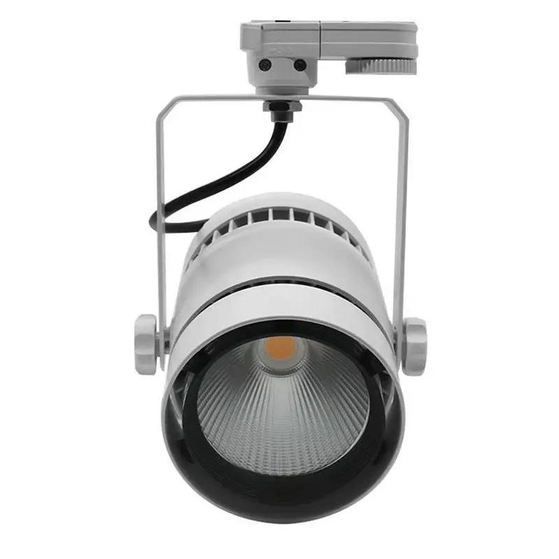 

4wire 3phase 40W 50W AC110V 230V 240V Track Spotlight LED Rail Spot Lamp COB LED Track Light