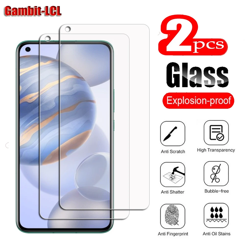 

HD 9H Original Protective Tempered Glass For Huawei Honor 30 6.53" Honor30 BMH-AN10 Screen Protective Protector Cover Film