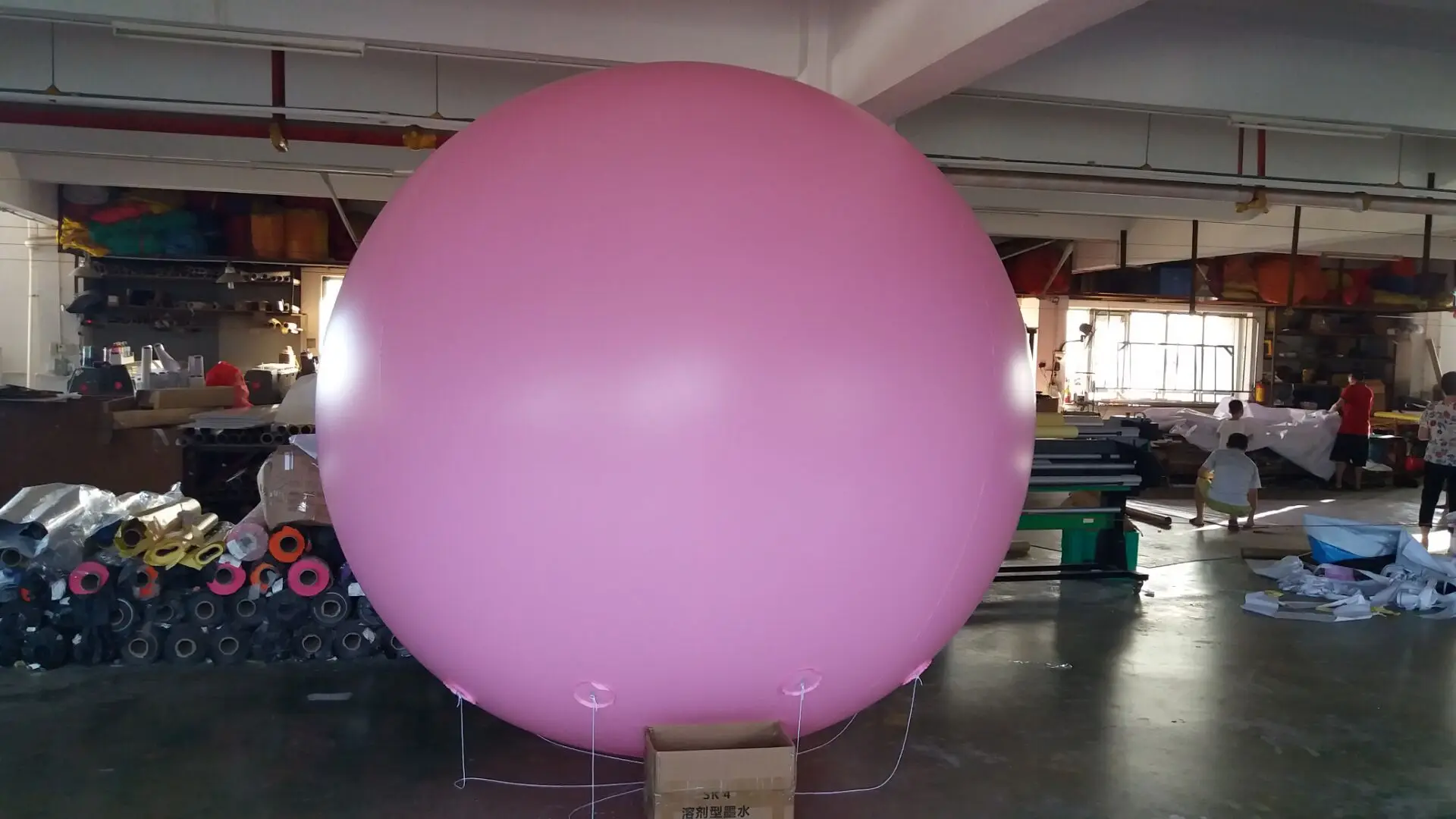 Pink Коммерческий 1,5 м/2 м гигантский ПВХ надувной баллон воздушный шар с гелием для рекламных мероприятий - Цвет: Pink
