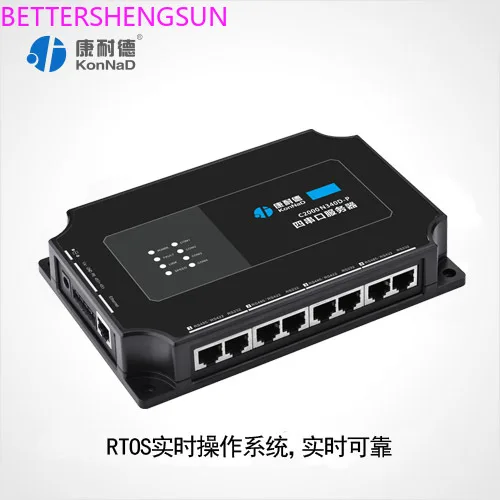 

Serial Port to Ethernet Module 4-Way 485 to TCP/IP Serial Network Server Industrial Grade N340D-P