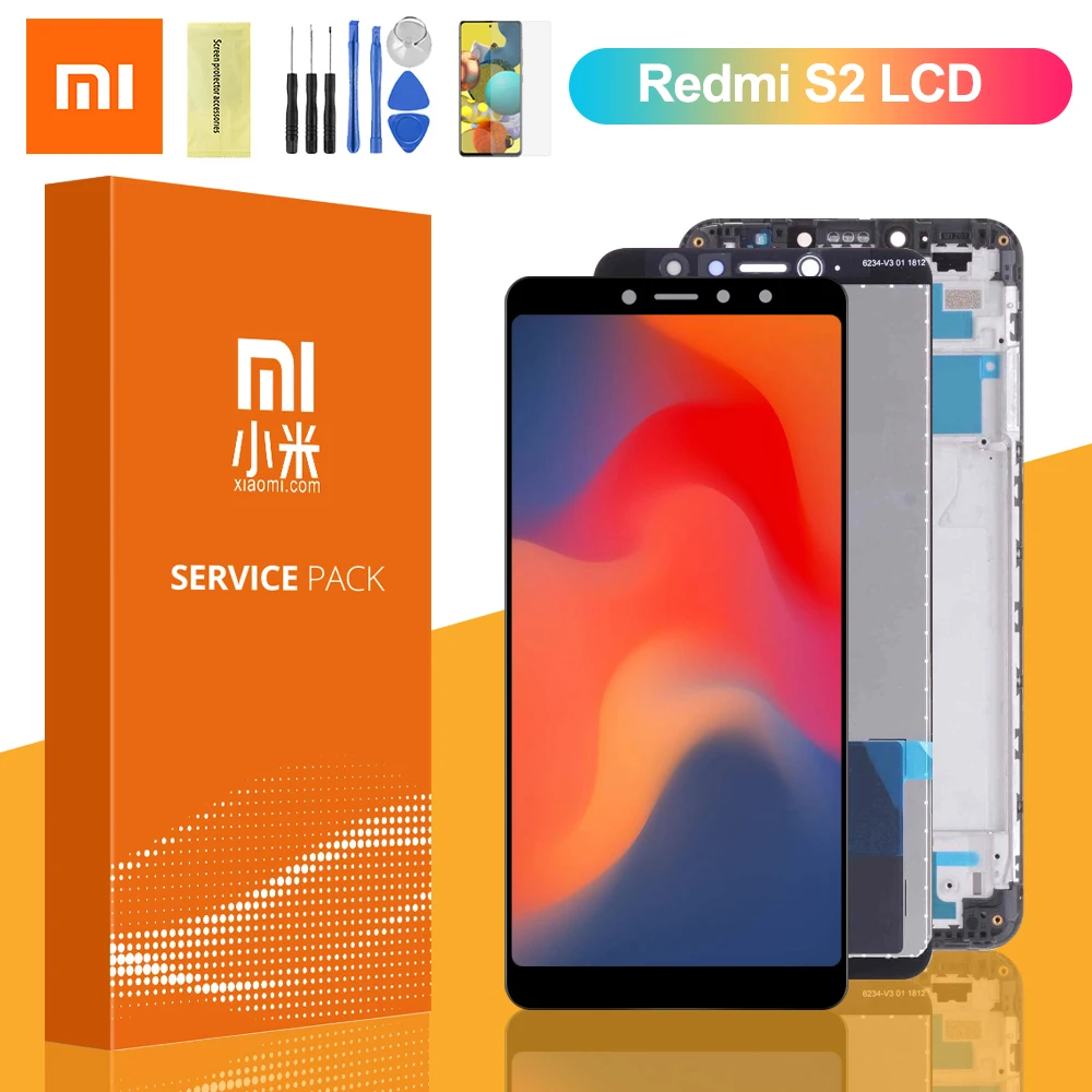 100% Оригинальный Новый ЖК-дисплей для Xiaomi Redmi S2 сенсорный экран дигитайзер в сборе