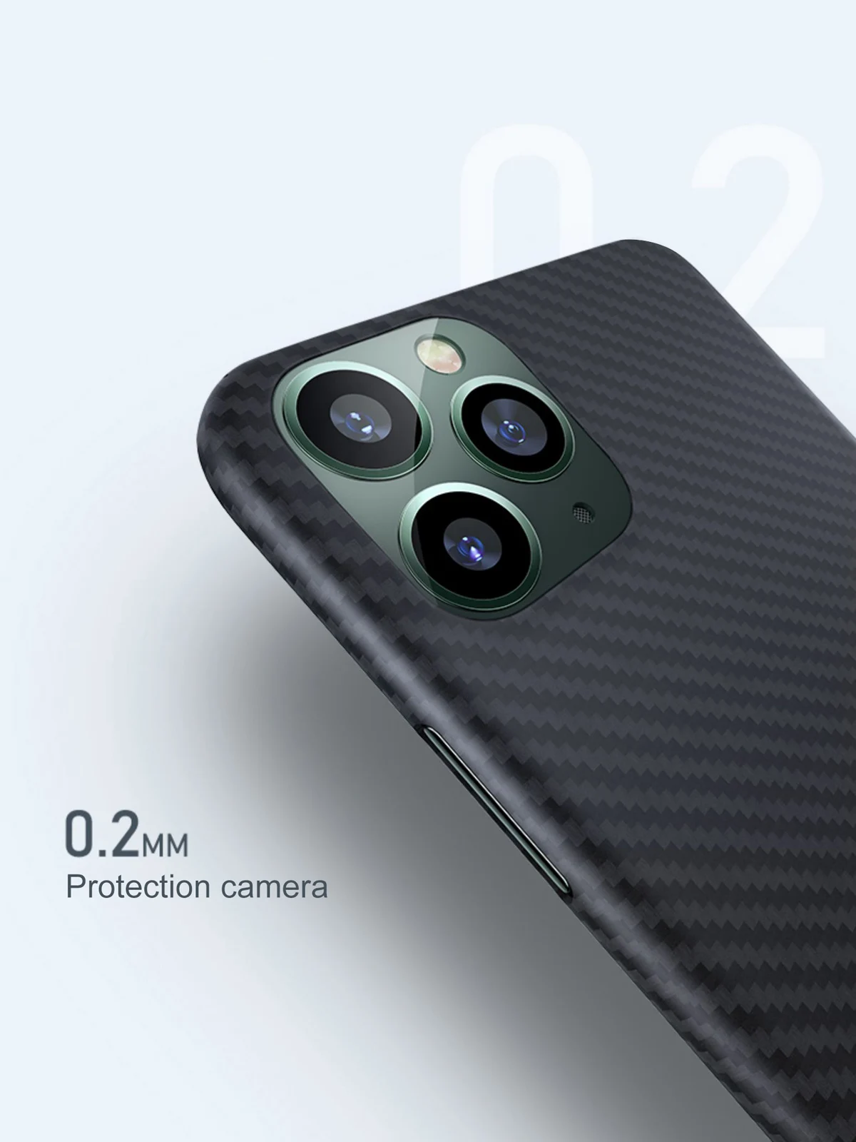Чехол для телефона из углеродного волокна iPhone 11 Pro Max Модный высококачественный