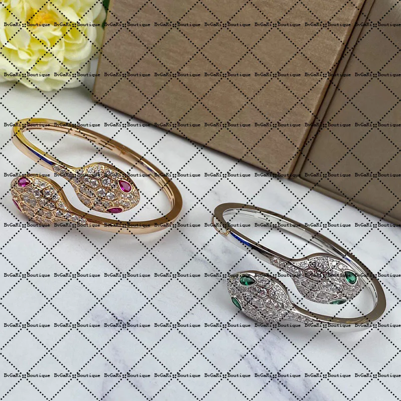 

Best Selling Sterling Silver Color Bracelet Classic Double Headed Snake Shaped Bracelet Ladies Luxury Exquisite Jewelry Gift