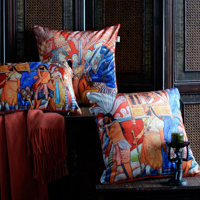 Royal Europe New Design High-grade 45x45cm Luxury Cushion Case Squire Shape Decorative Sofa Velvet Throw Pillow Seat Chair | Дом и сад