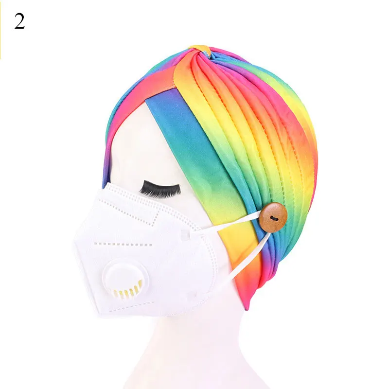 2020 Новая индийская шапка с пуговицами тюрбан медсестры мусульманская Женская