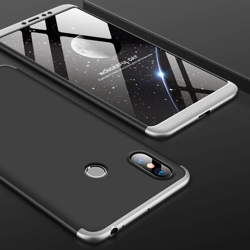 Для Xiaomi Mi Max 2 3 в 1 роскошный противоударный жесткий полное заднее Покрытие матовый чехол для телефона для xiomi Xiaomi Mi Max 3 2 чехол s Funda Coque - Цвет: Silver Black