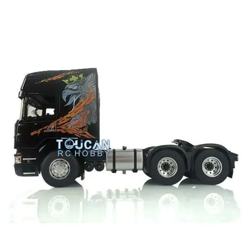 Металлическое шасси LESU 1/14 6*4 для самостоятельной сборки Hercules Scania R730 RC тягача