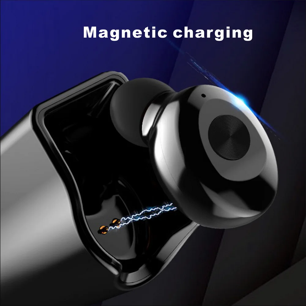 

Bluetooth headset business in ear charging bin mobile power charging phone extra long standby Mini
