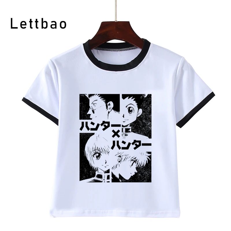 

The Hunters Anime T Shirts Children's Kids Harajuku Fashion Printed Tshirt Casual Short Sleeve O-Neck T-Shirt Childrens Clothing