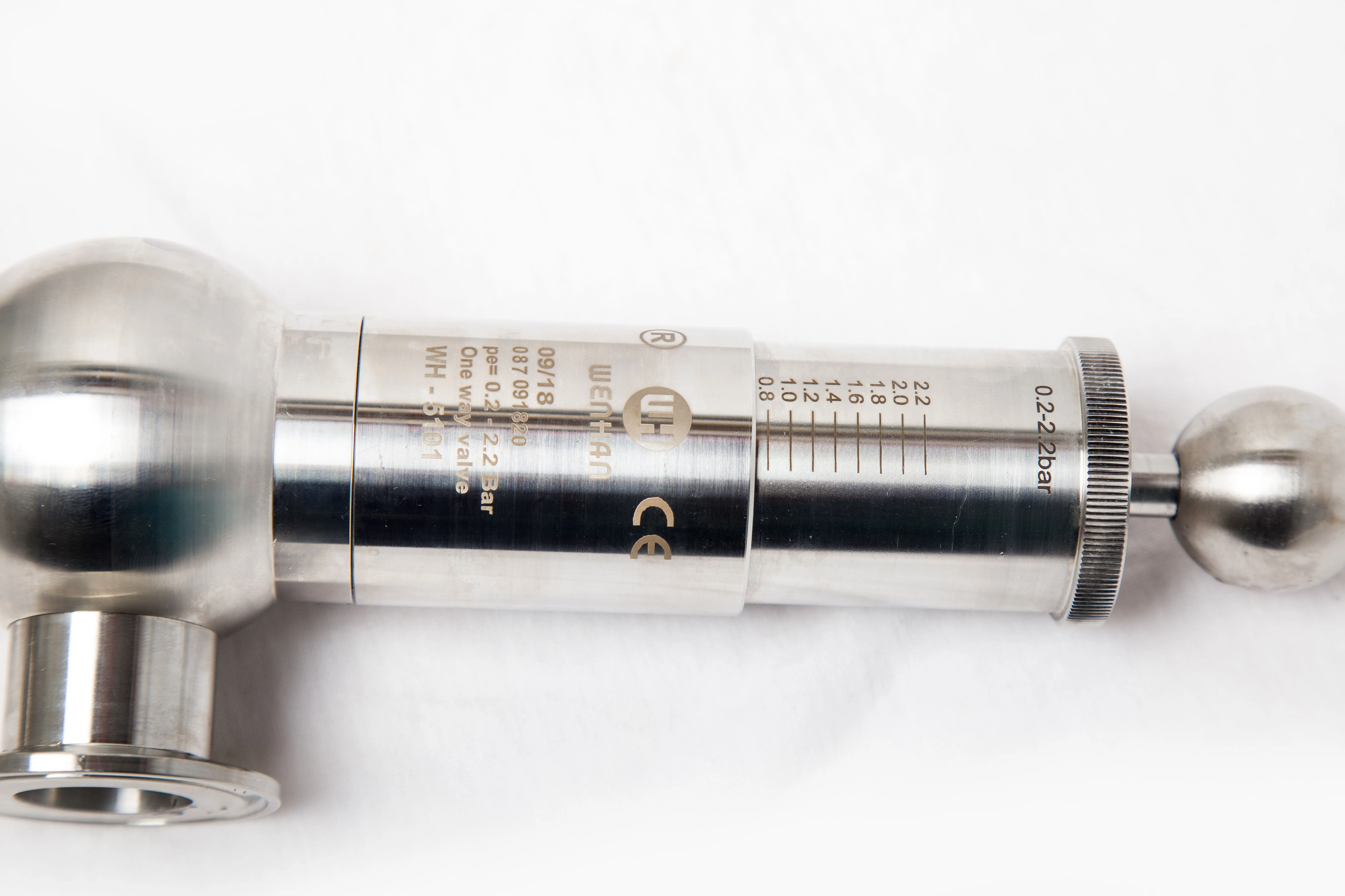 

Stainless Steel Food Grade Sanitary Relief Safety Valve