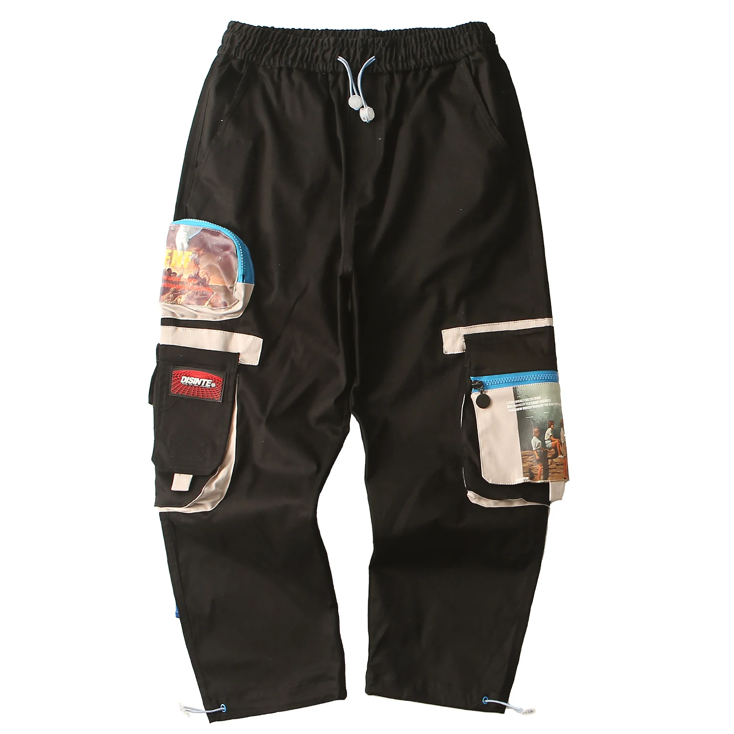 Aelfric Eden лоскутные брюки карго с несколькими карманами и принтом для мужчин 2019