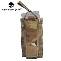 emersongear tactical 556 pistol single open top magazine pouch mag storage purposed bag molle airsoft hunting cs game shooting
