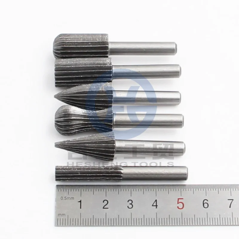 6 шт. деревообрабатывающее гравировальное шлифовальное сверло для вращающихся