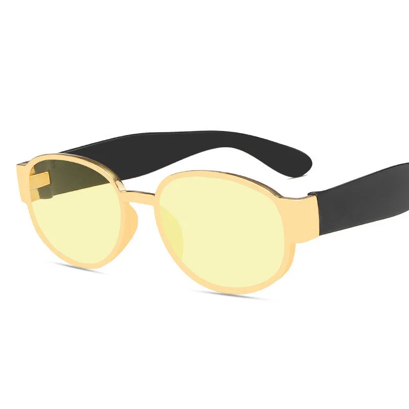 

Oval Sunglasses For Women Men Vintage Eyeglasses Female PC Frame Sun Glasses Oculos De Sol Feminino UV400 Trend Eyewear