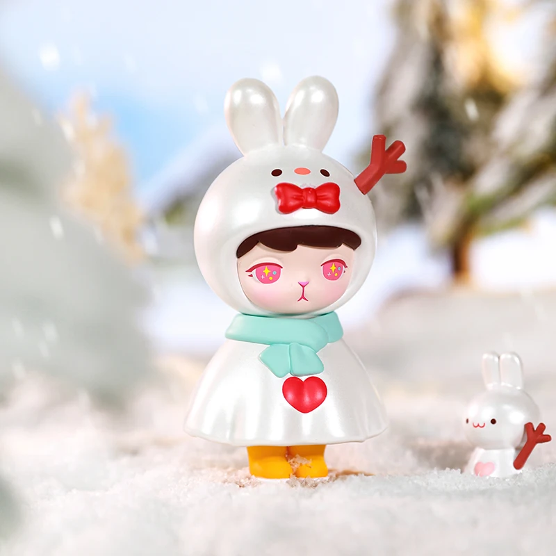 

Limited Edition Bunny Winter Series Blind Box Cute Kawaii Vinyle Toy Action Figures Free Shipping