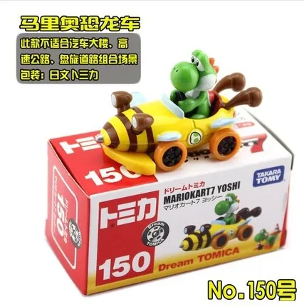 Аниме Покемон Пикачу томика металлическая модель автомобиля Супер Марио герой