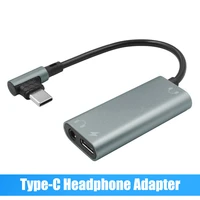 type c headphone adapter with 3 5mm headset jack support voice call pd 3 5 quick charger function for phone laptop