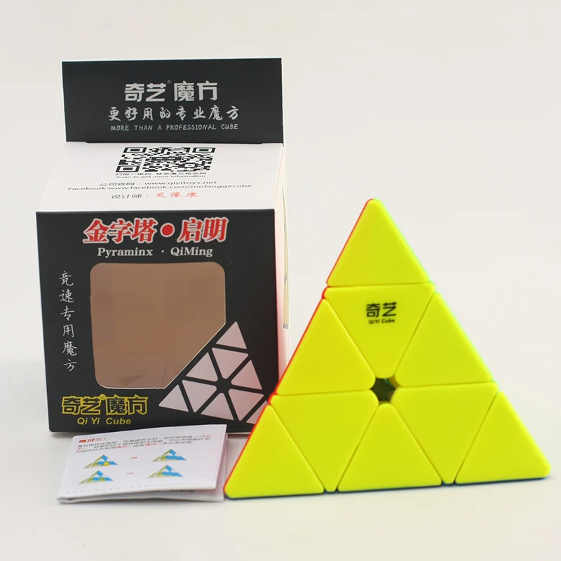 Qiyi Qiming A 3x3x3 пирамидка рубика треугольник скоростной Магический кубик Neo Cube