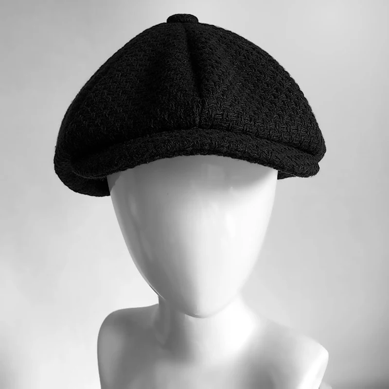 Men British Style Octagonal Hats Winter Wool Hat Gatsby Cap Ivy Golf Driving Autumn Women Cotton Flat Newsboy Caps BLM201 | Аксессуары