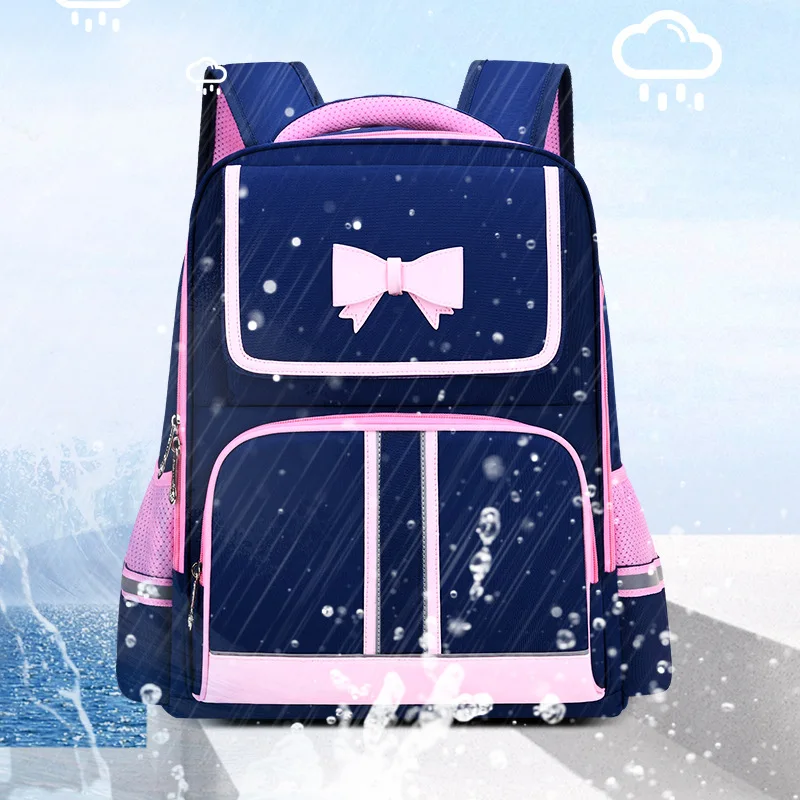 Водонепроницаемые школьные ранцы для девочек детский ортопедический рюкзак