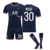 summer soccer kit childrens training suit adult sweatshirt outdoor team uniform club suit a set of football kit with custom
