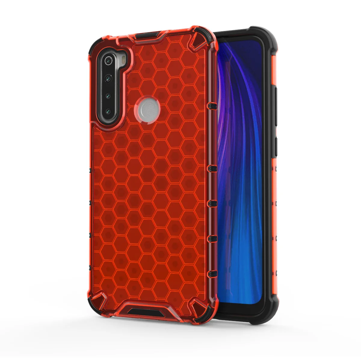 Противоударный чехол для Xiaomi Mi 10T Pro POCO M3 X3 NFC гибридный жесткий прозрачный Redmi 8 8A 9