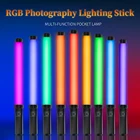 Портативная светодиодсветильник лампа RGB для фотосъемки со встроенным аккумулятором и USB-зарядкой