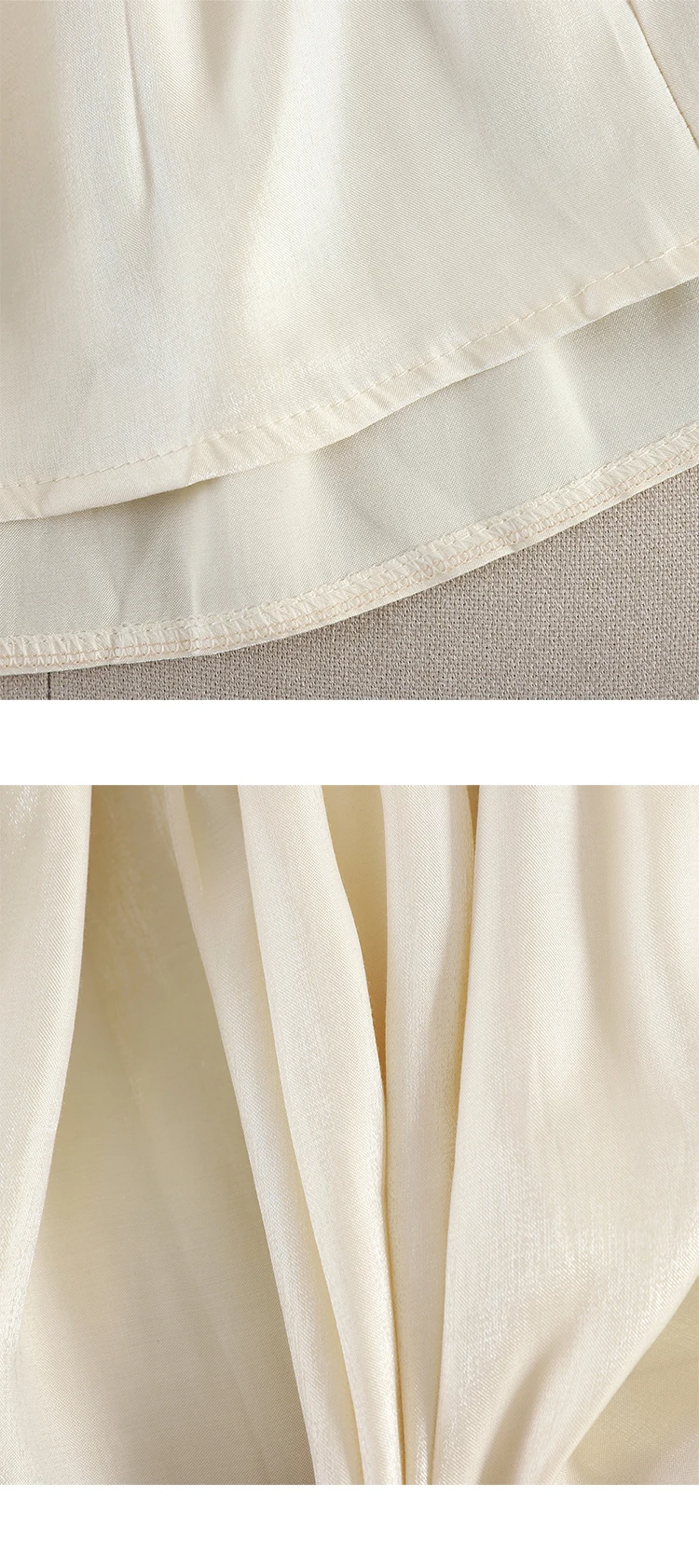 ALPHALMODA/, Ретро платье с бантом и рукавами-фонариками, Осеннее новое трикотажное платье-жилет+ шифоновое платье, женский милый комплект из 2 предметов