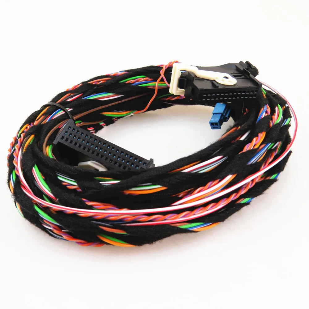 Реверсивный кабель для камеры заднего вида TUKE 12 В RGB Pigtail Fit RCD510 VW Tiguan 5ND 827 566 C 5N0 907 441