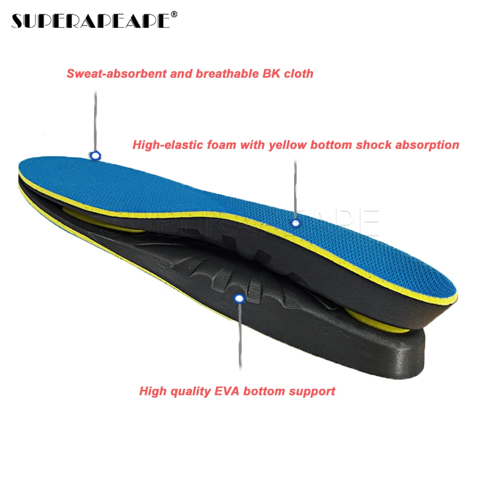 EVA Orthopedic Insoles Orthotics Severe Flat feet Health Sole Pad for Shoes insert high Arch Support pad for plantar fasciitis