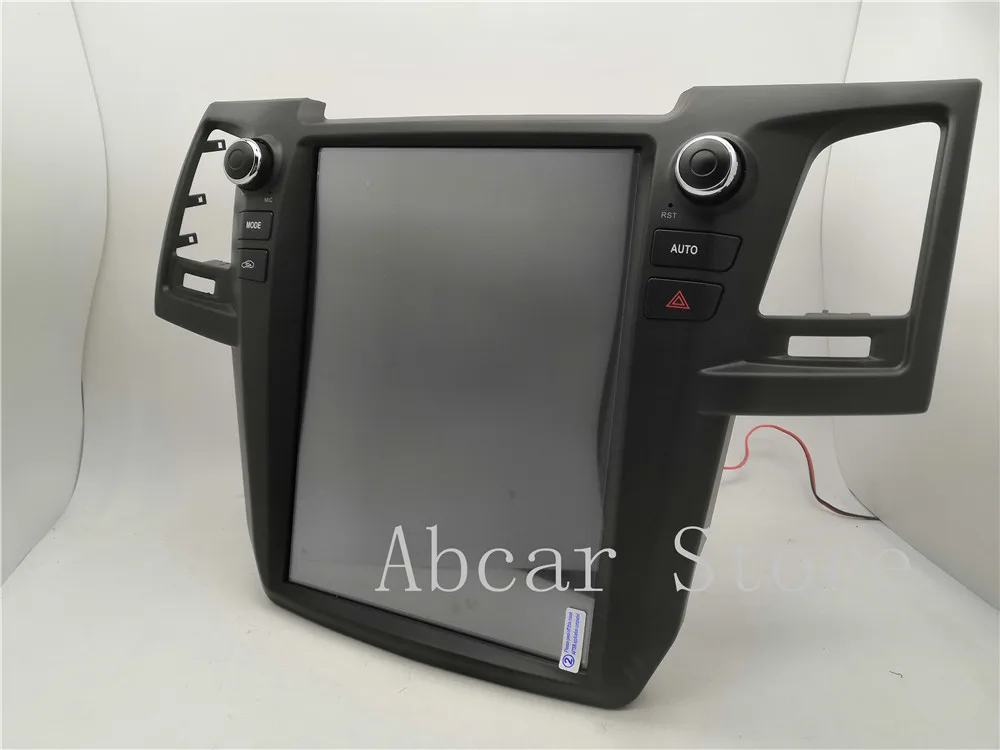 12,1 ''Tesla стиль Android 8,1 автомобильный dvd-плеер gps навигация для Toyota Fortuner 2007- головное устройство стерео PX6 HDMI радио ips
